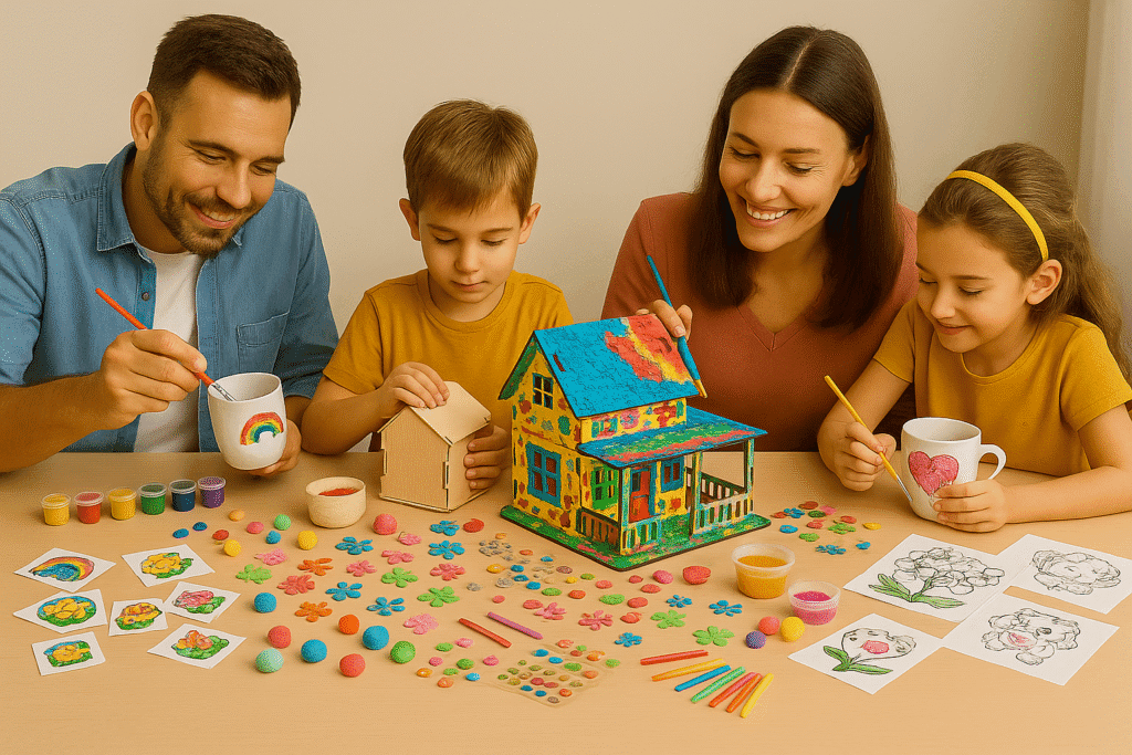 Domek Skarbów i Kubek Marzeń – Twórczy Zestaw Rodzinny!
